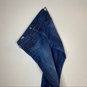 True Religion Blue Jeans Victoria Mid rise skinny